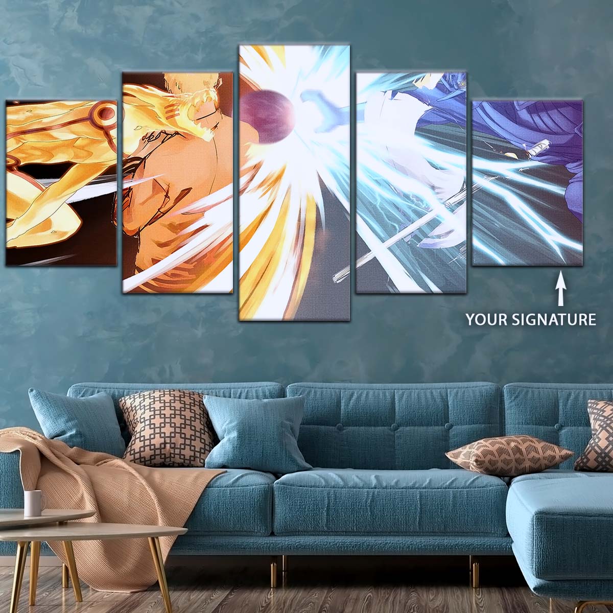 Naruto Wall Art - OP5020 - Naruto Uzumaki - Sasuke Uchiha - Susanoo - Kurama - Naruto Poster - Naruto Canvas