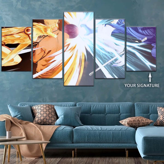 Naruto Wall Art - OP5020 - Naruto Uzumaki - Sasuke Uchiha - Susanoo - Kurama - Naruto Poster - Naruto Canvas