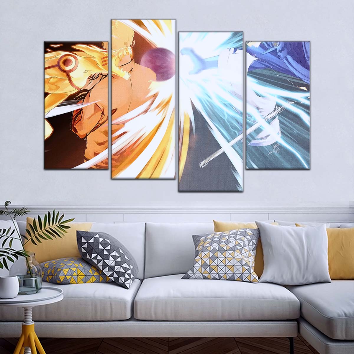 Naruto Wall Art - OP5020 - Naruto Uzumaki - Sasuke Uchiha - Susanoo - Kurama - Naruto Poster - Naruto Canvas