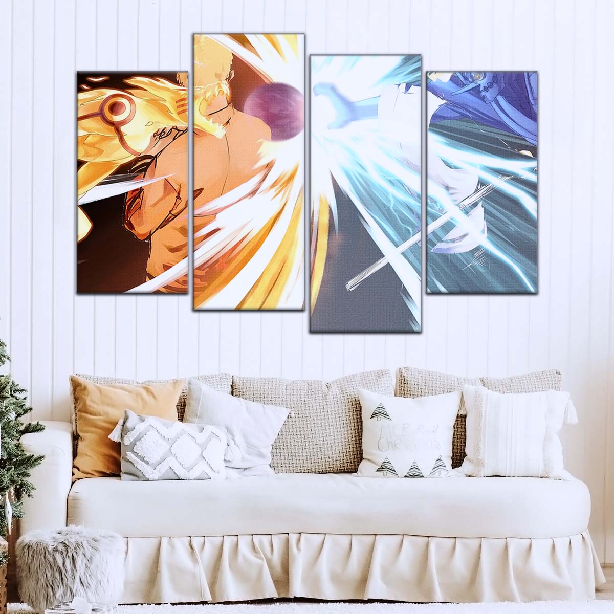 Naruto Wall Art - OP5020 - Naruto Uzumaki - Sasuke Uchiha - Susanoo - Kurama - Naruto Poster - Naruto Canvas