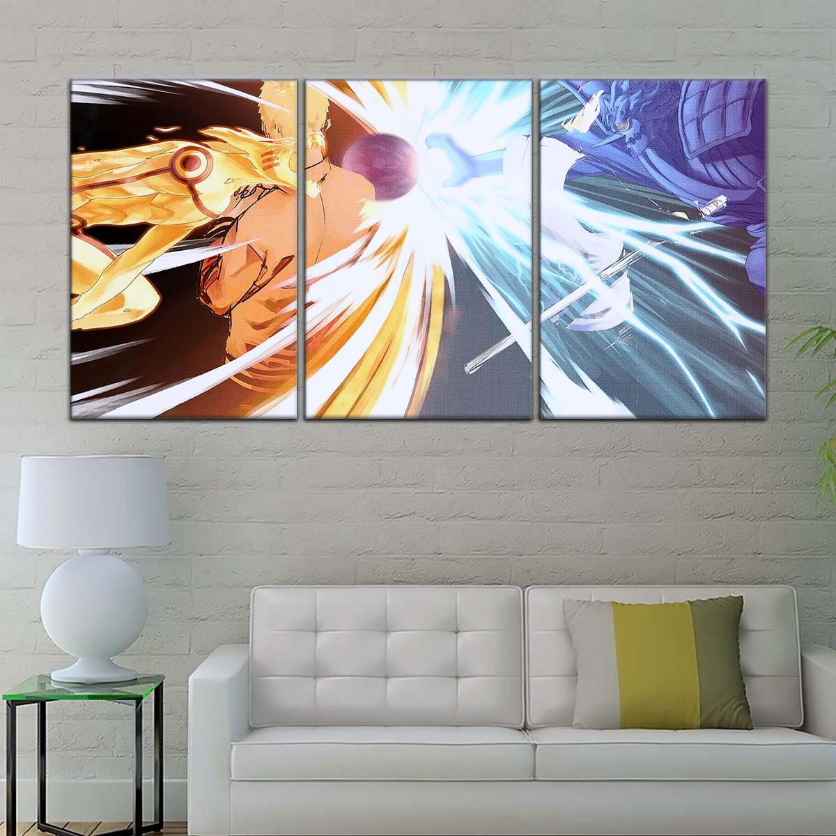 Naruto Wall Art - OP5020 - Naruto Uzumaki - Sasuke Uchiha - Susanoo - Kurama - Naruto Poster - Naruto Canvas