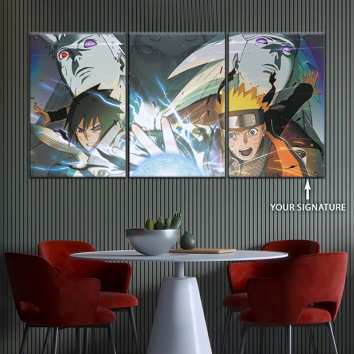 Naruto Wall Art - OP5021 - Naruto Uzumaki - Sasuke Uchiha - Uchiha Clash Obito - Uchiha Madara - Naruto Poster - Naruto Canvas