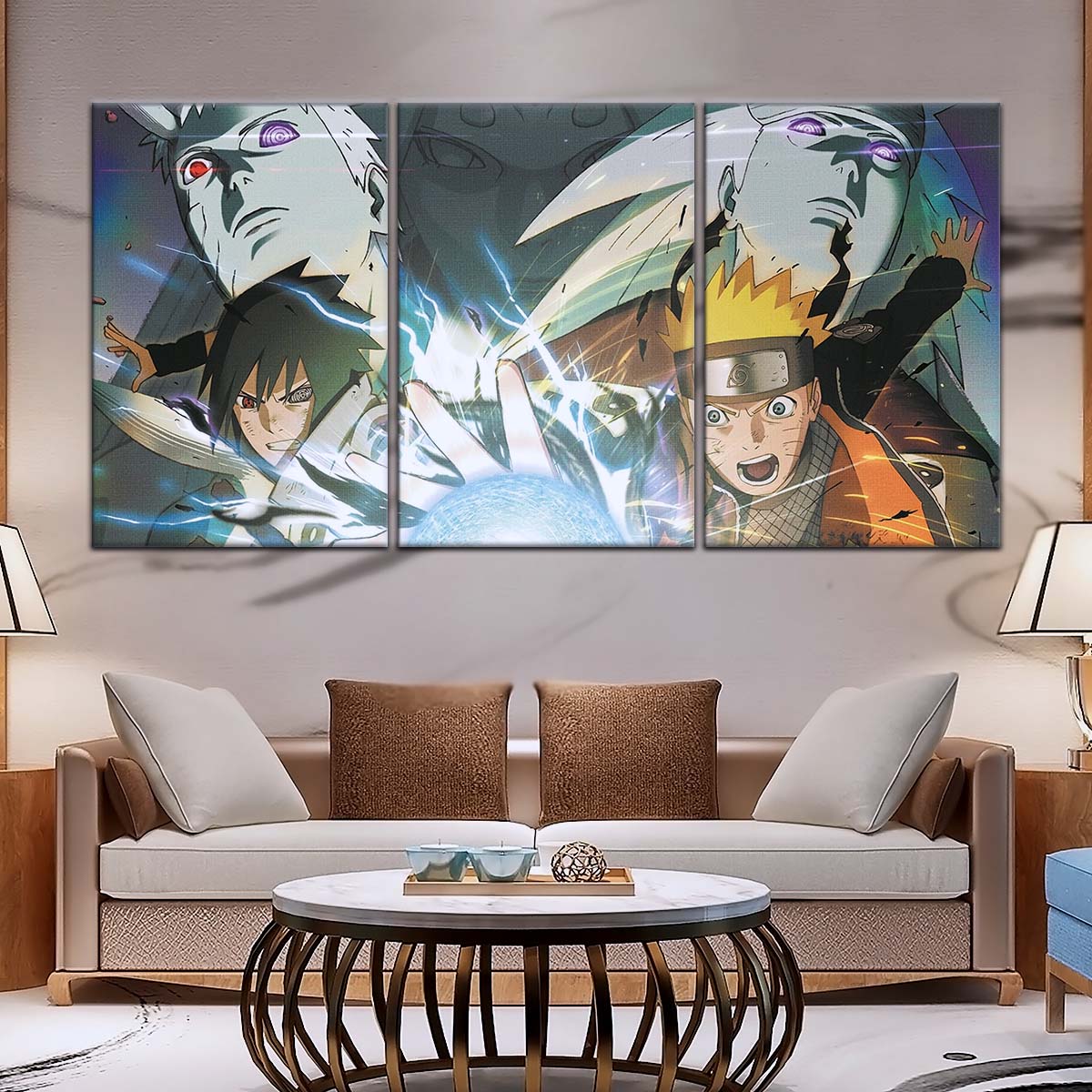 Naruto Wall Art - OP5021 - Naruto Uzumaki - Sasuke Uchiha - Uchiha Clash Obito - Uchiha Madara - Naruto Poster - Naruto Canvas