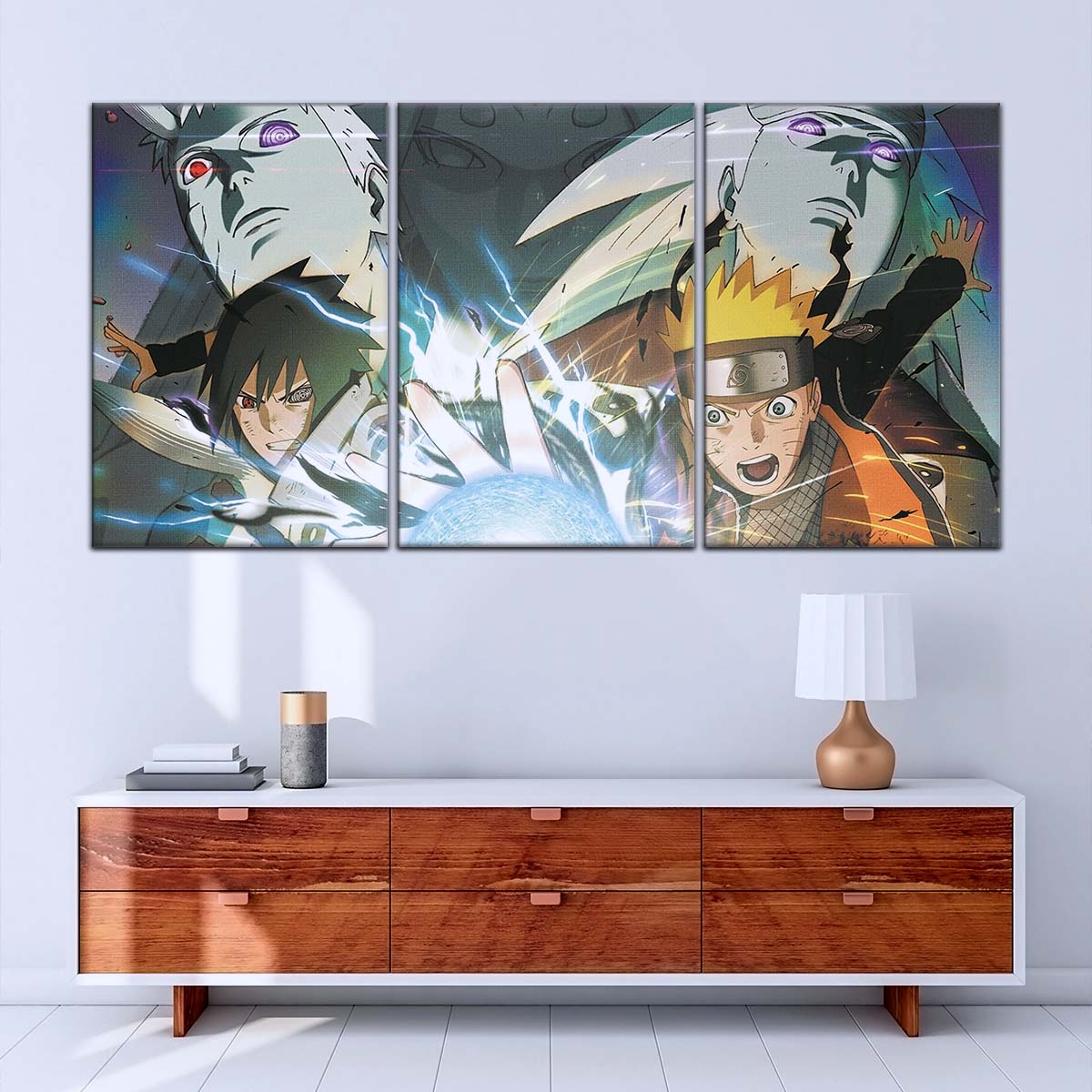 Naruto Wall Art - OP5021 - Naruto Uzumaki - Sasuke Uchiha - Uchiha Clash Obito - Uchiha Madara - Naruto Poster - Naruto Canvas