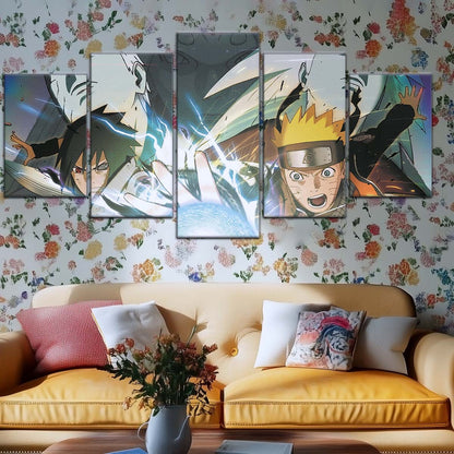 Naruto Wall Art - OP5021 - Naruto Uzumaki - Sasuke Uchiha - Uchiha Clash Obito - Uchiha Madara - Naruto Poster - Naruto Canvas
