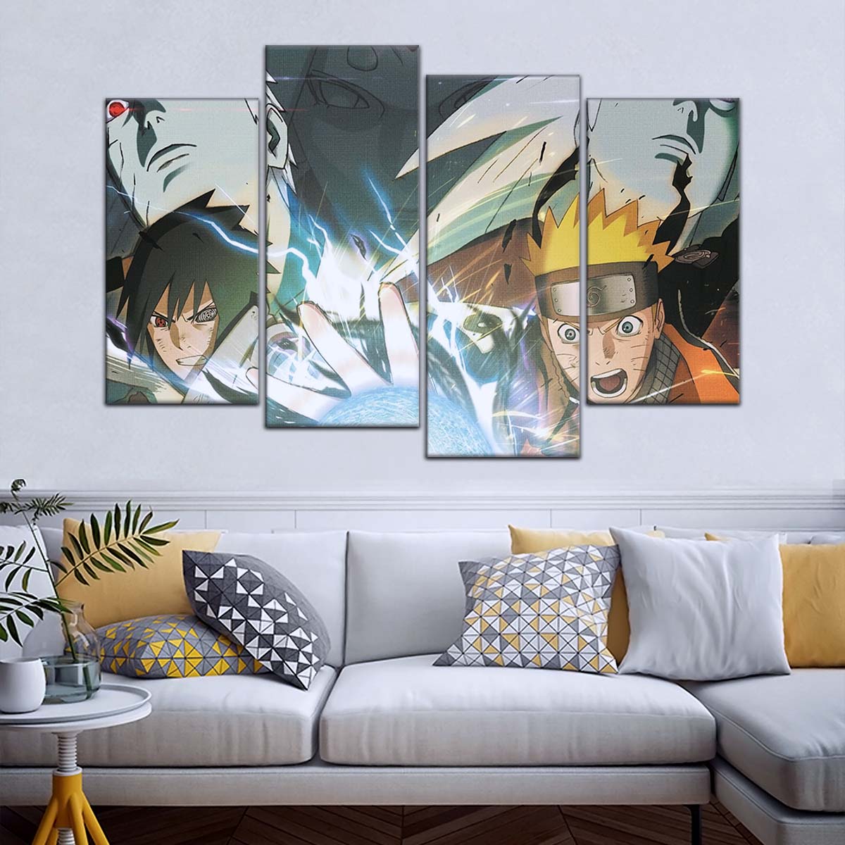Naruto Wall Art - OP5021 - Naruto Uzumaki - Sasuke Uchiha - Uchiha Clash Obito - Uchiha Madara - Naruto Poster - Naruto Canvas
