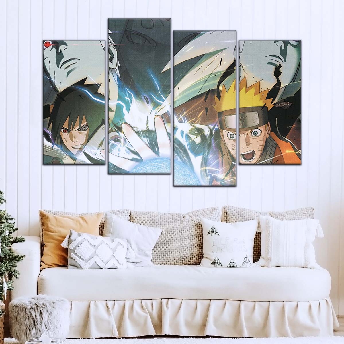 Naruto Wall Art - OP5021 - Naruto Uzumaki - Sasuke Uchiha - Uchiha Clash Obito - Uchiha Madara - Naruto Poster - Naruto Canvas