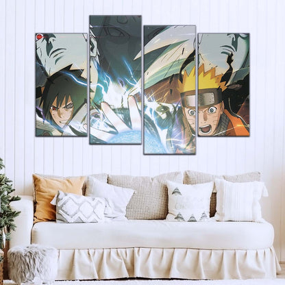 Naruto Wall Art - OP5021 - Naruto Uzumaki - Sasuke Uchiha - Uchiha Clash Obito - Uchiha Madara - Naruto Poster - Naruto Canvas