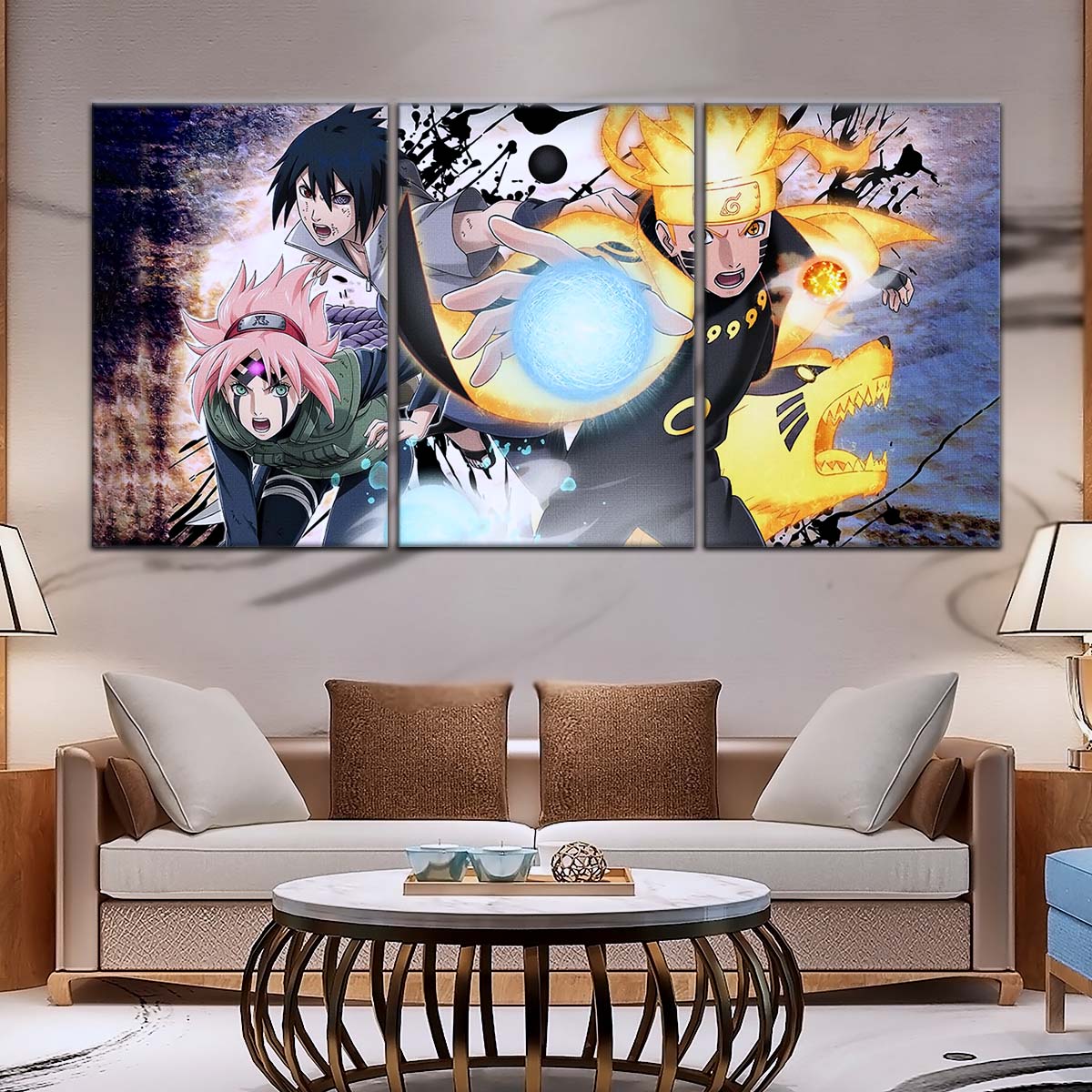 Naruto Wall Art - OP5022 - Sakura Haruno - Naruto Uzumaki - Sasuke Uchiha - Naruto Poster - Naruto Canvas