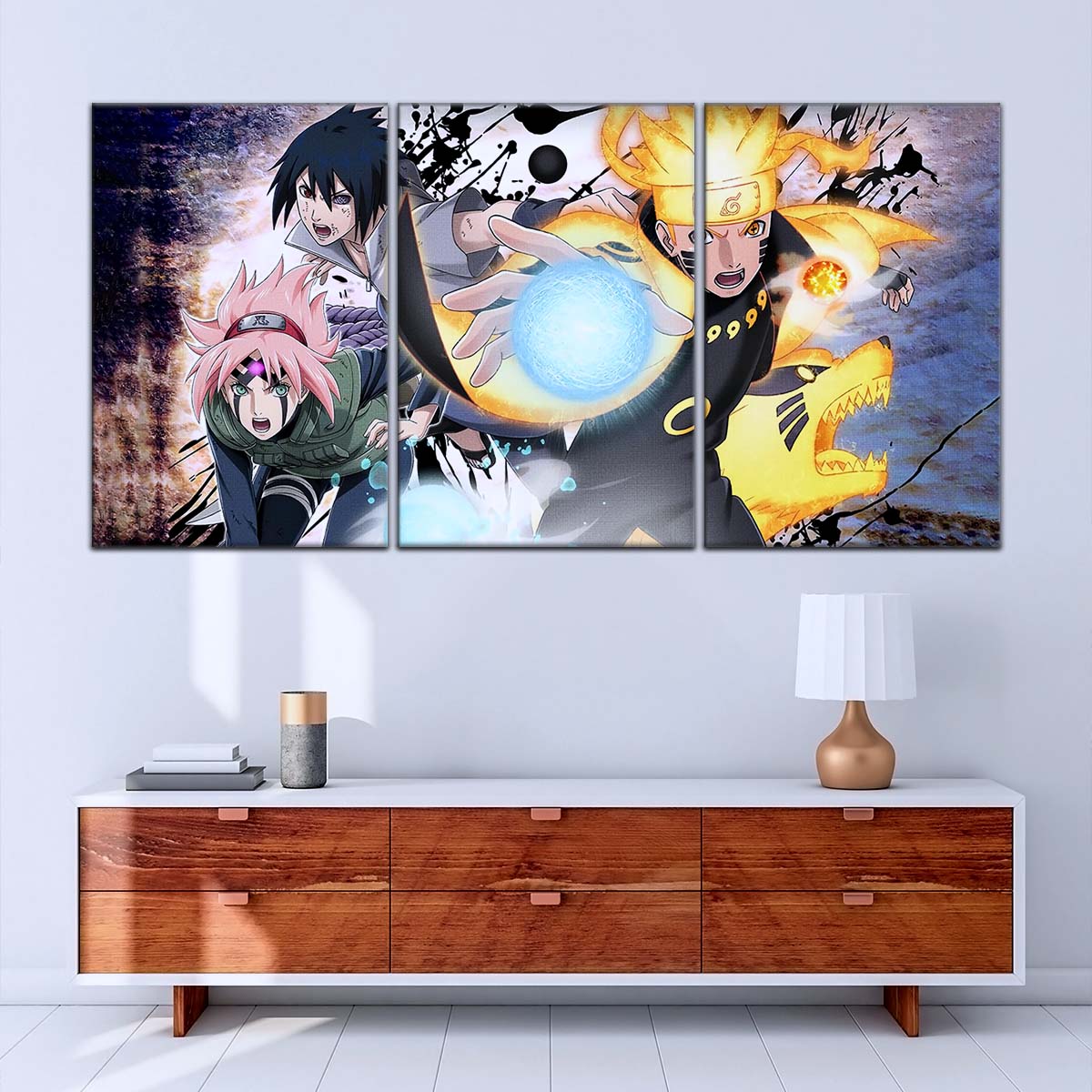 Naruto Wall Art - OP5022 - Sakura Haruno - Naruto Uzumaki - Sasuke Uchiha - Naruto Poster - Naruto Canvas