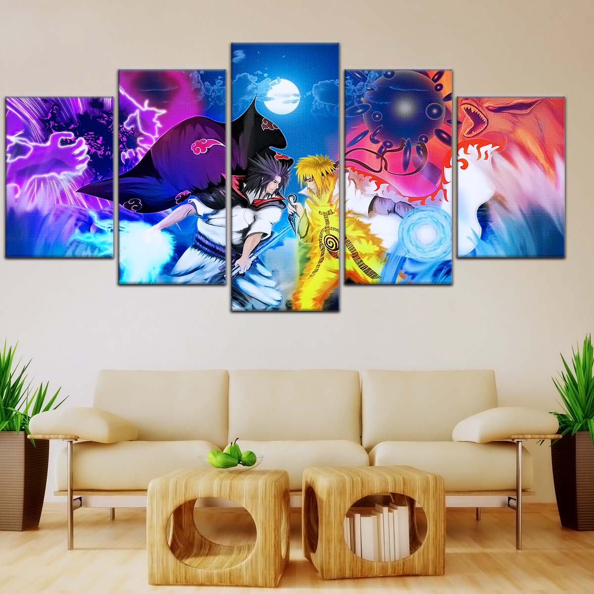 Naruto Wall Art - OP5023 - Naruto Uzumaki - Sasuke Uchiha - Naruto Poster - Naruto Canvas