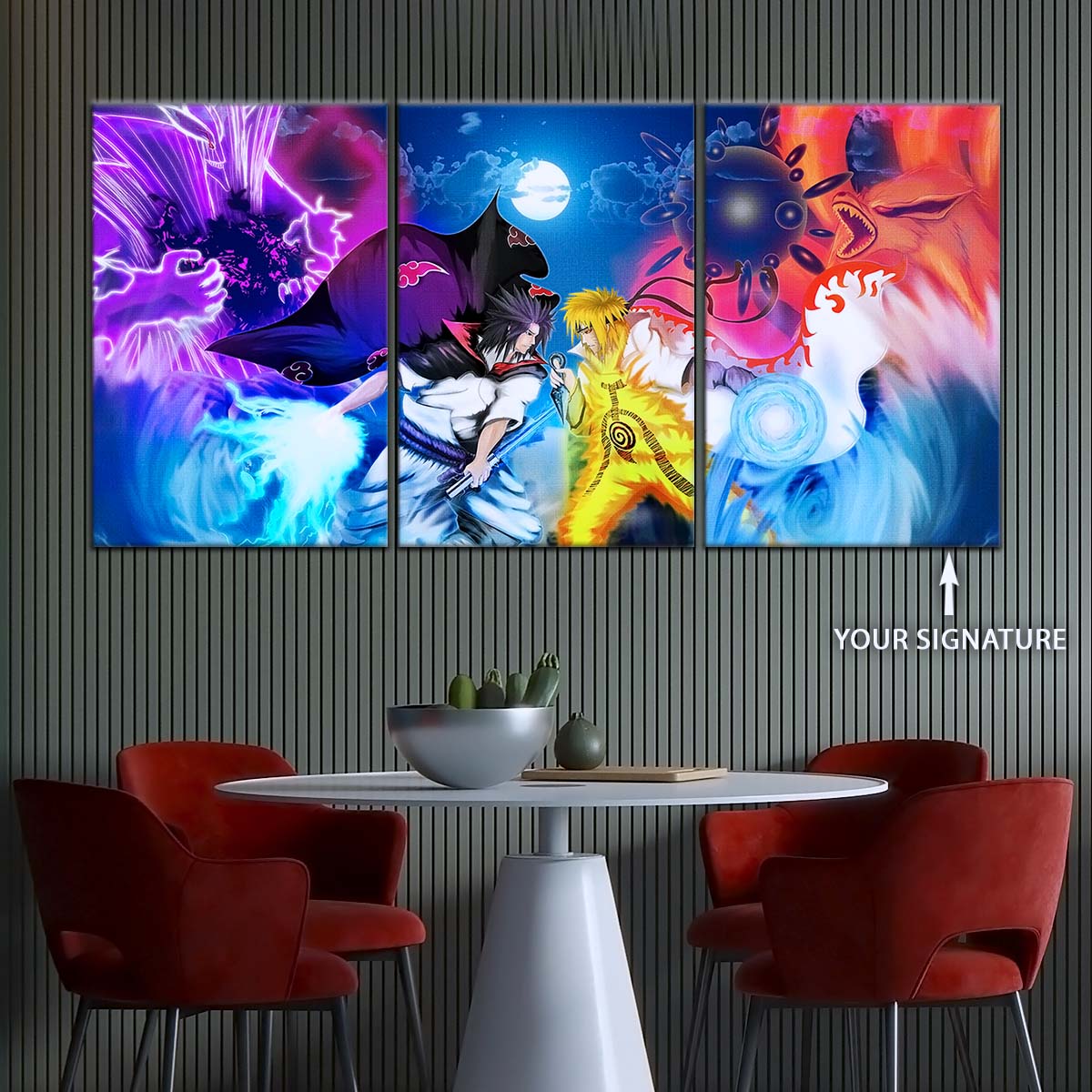 Naruto Wall Art - OP5023 - Naruto Uzumaki - Sasuke Uchiha - Naruto Poster - Naruto Canvas