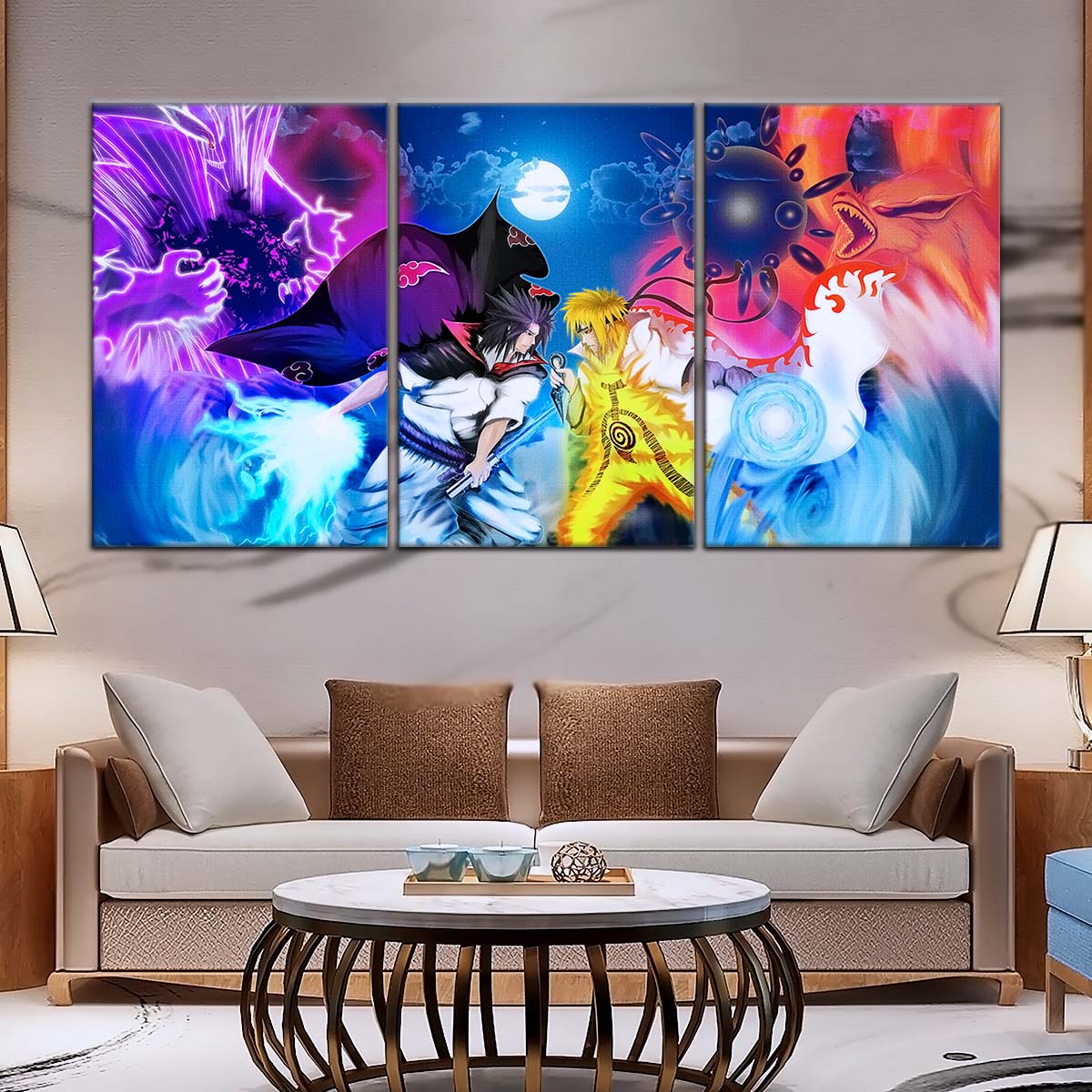 Naruto Wall Art - OP5023 - Naruto Uzumaki - Sasuke Uchiha - Naruto Poster - Naruto Canvas