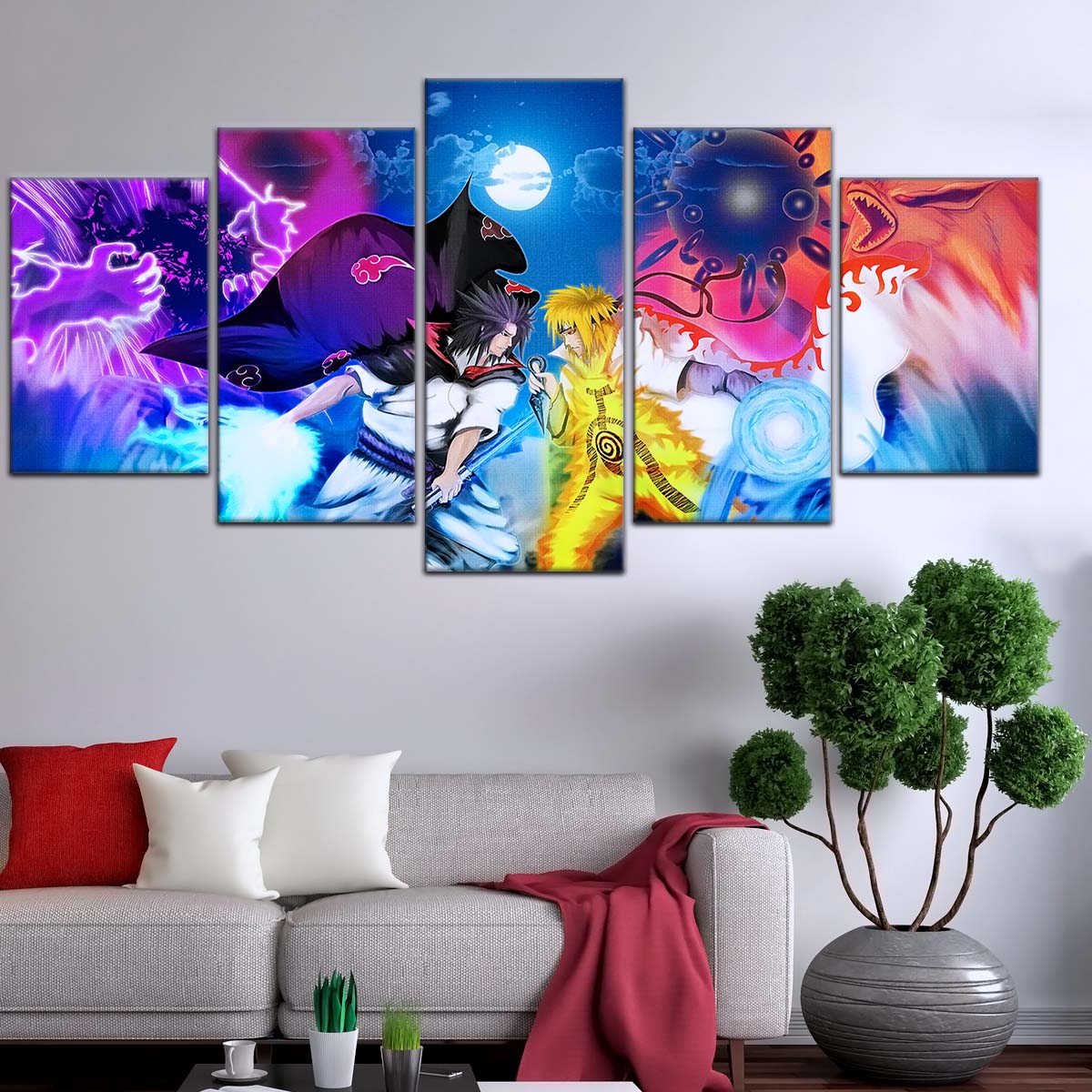 Naruto Wall Art - OP5023 - Naruto Uzumaki - Sasuke Uchiha - Naruto Poster - Naruto Canvas