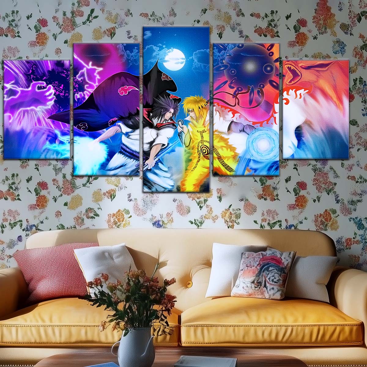 Naruto Wall Art - OP5023 - Naruto Uzumaki - Sasuke Uchiha - Naruto Poster - Naruto Canvas