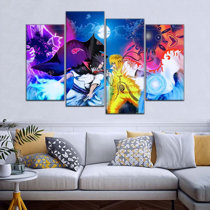 Naruto Wall Art - OP5023 - Naruto Uzumaki - Sasuke Uchiha - Naruto Poster - Naruto Canvas