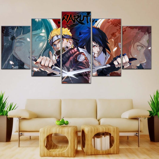 Naruto Wall Art - OP5024 - Sakura Haruno - Hinata Hyuga - Naruto Uzumaki - Sasuke Uchiha - Naruto Poster - Naruto Canvas