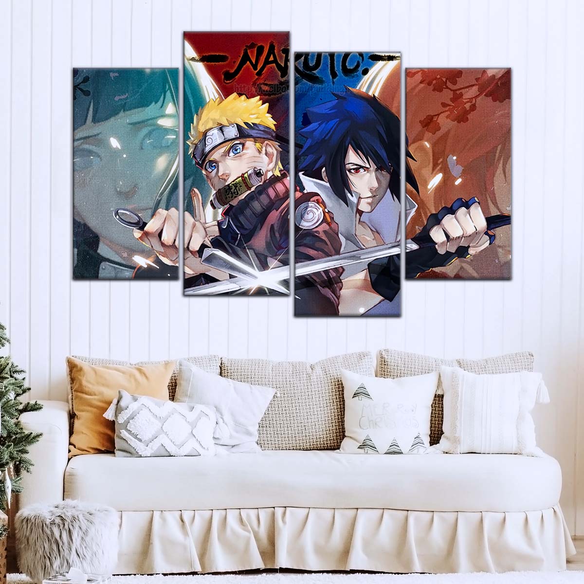 Naruto Wall Art - OP5024 - Sakura Haruno - Hinata Hyuga - Naruto Uzumaki - Sasuke Uchiha - Naruto Poster - Naruto Canvas