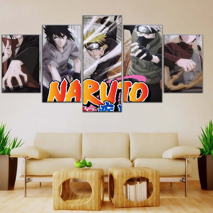 Naruto Wall Art - OP5027 - Naruto Uzumaki - Sasuke Uchiha - Kakashi Hatake - Itachi Uchiha - Naruto Poster - Naruto Canvas