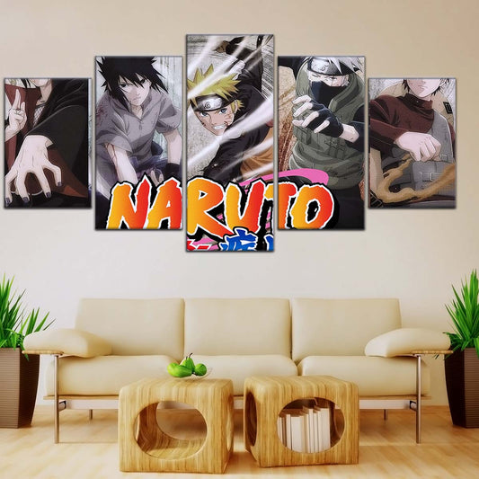 Naruto Wall Art - OP5027 - Naruto Uzumaki - Sasuke Uchiha - Kakashi Hatake - Itachi Uchiha - Naruto Poster - Naruto Canvas