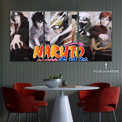 Naruto Wall Art - OP5027 - Naruto Uzumaki - Sasuke Uchiha - Kakashi Hatake - Itachi Uchiha - Naruto Poster - Naruto Canvas