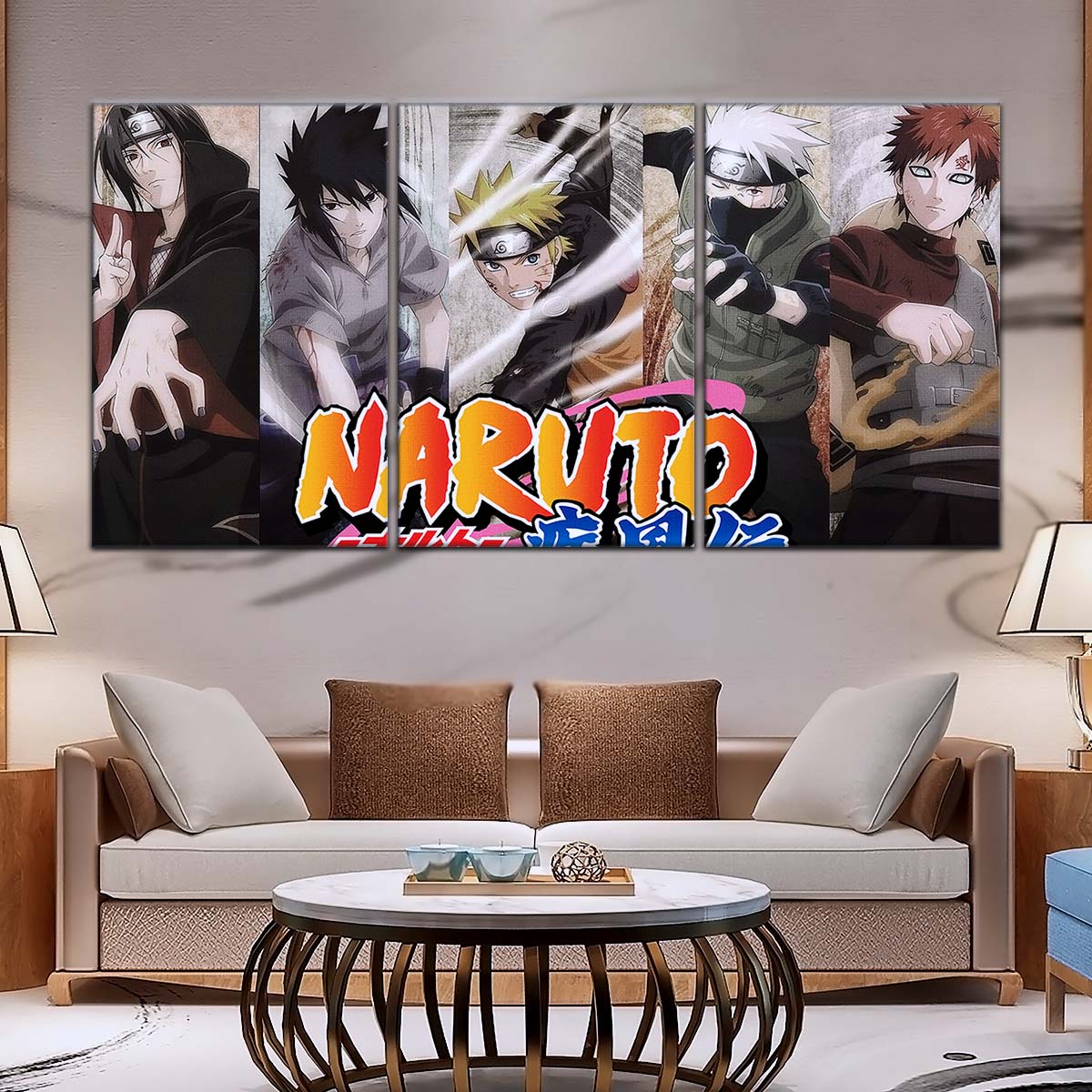 Naruto Wall Art - OP5027 - Naruto Uzumaki - Sasuke Uchiha - Kakashi Hatake - Itachi Uchiha - Naruto Poster - Naruto Canvas