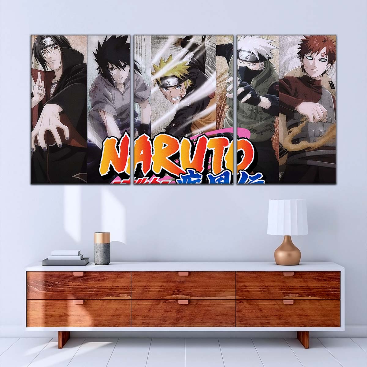 Naruto Wall Art - OP5027 - Naruto Uzumaki - Sasuke Uchiha - Kakashi Hatake - Itachi Uchiha - Naruto Poster - Naruto Canvas