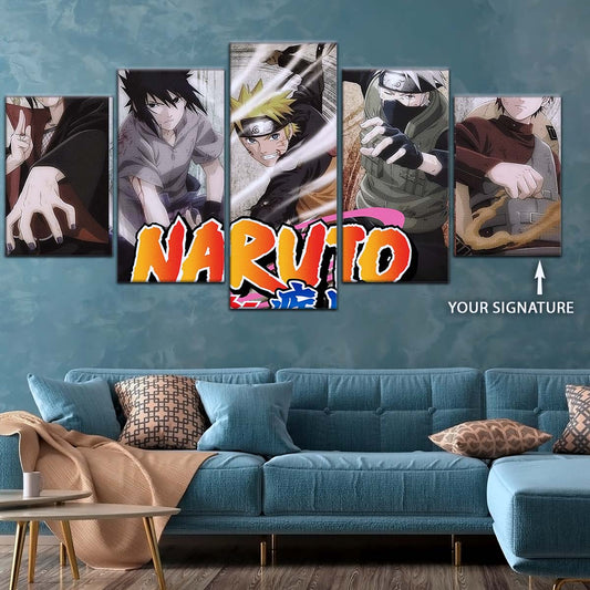 Naruto Wall Art - OP5027 - Naruto Uzumaki - Sasuke Uchiha - Kakashi Hatake - Itachi Uchiha - Naruto Poster - Naruto Canvas