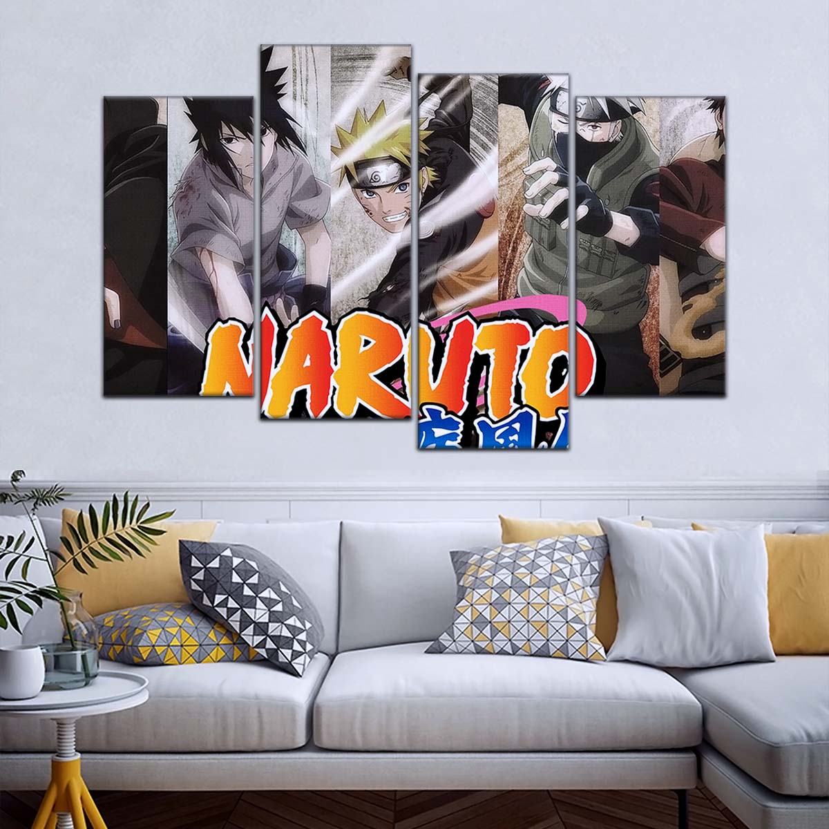 Naruto Wall Art - OP5027 - Naruto Uzumaki - Sasuke Uchiha - Kakashi Hatake - Itachi Uchiha - Naruto Poster - Naruto Canvas