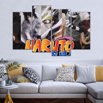 Naruto Wall Art - OP5027 - Naruto Uzumaki - Sasuke Uchiha - Kakashi Hatake - Itachi Uchiha - Naruto Poster - Naruto Canvas