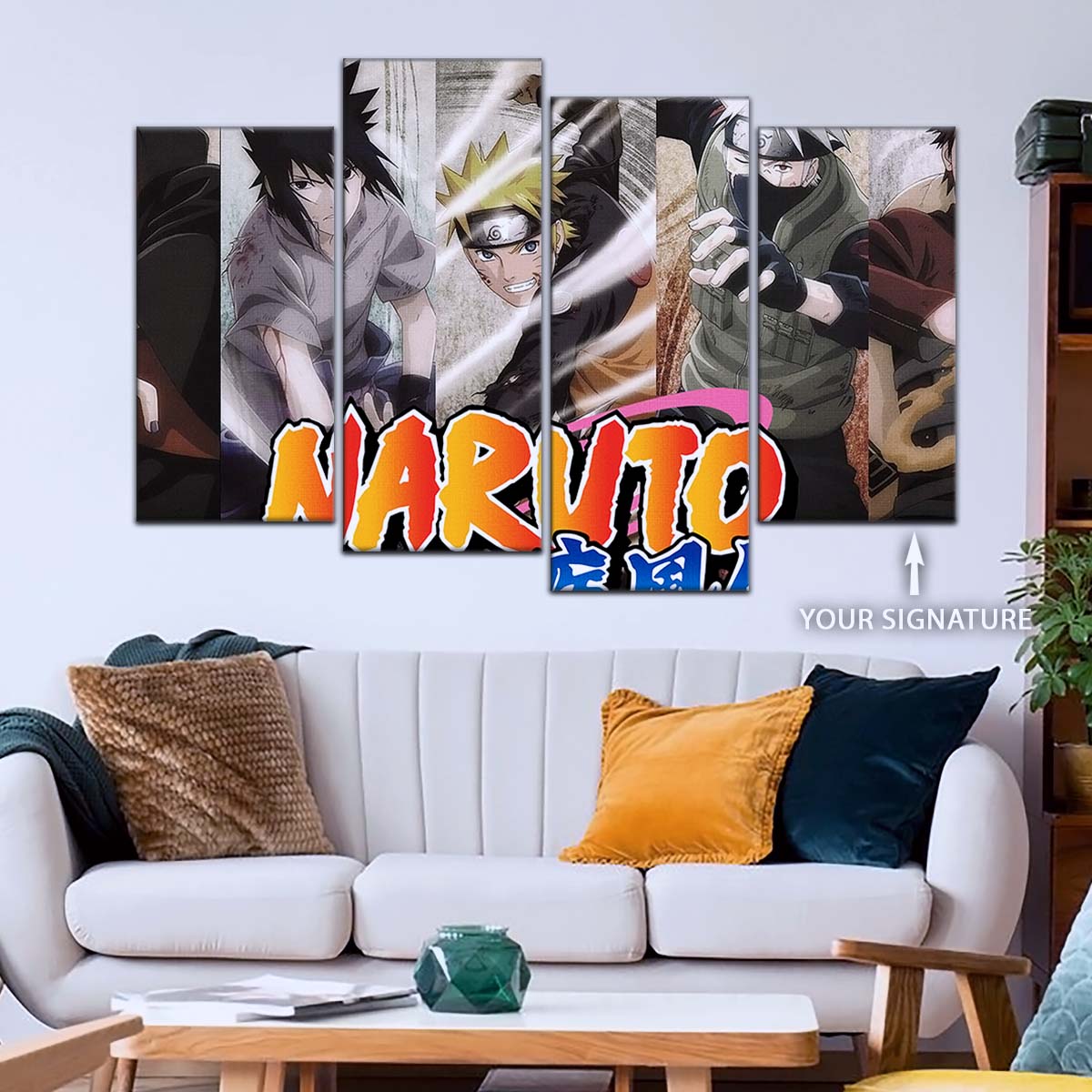 Naruto Wall Art - OP5027 - Naruto Uzumaki - Sasuke Uchiha - Kakashi Hatake - Itachi Uchiha - Naruto Poster - Naruto Canvas