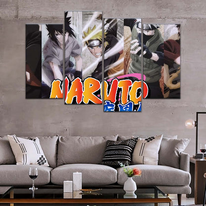 Naruto Wall Art - OP5027 - Naruto Uzumaki - Sasuke Uchiha - Kakashi Hatake - Itachi Uchiha - Naruto Poster - Naruto Canvas
