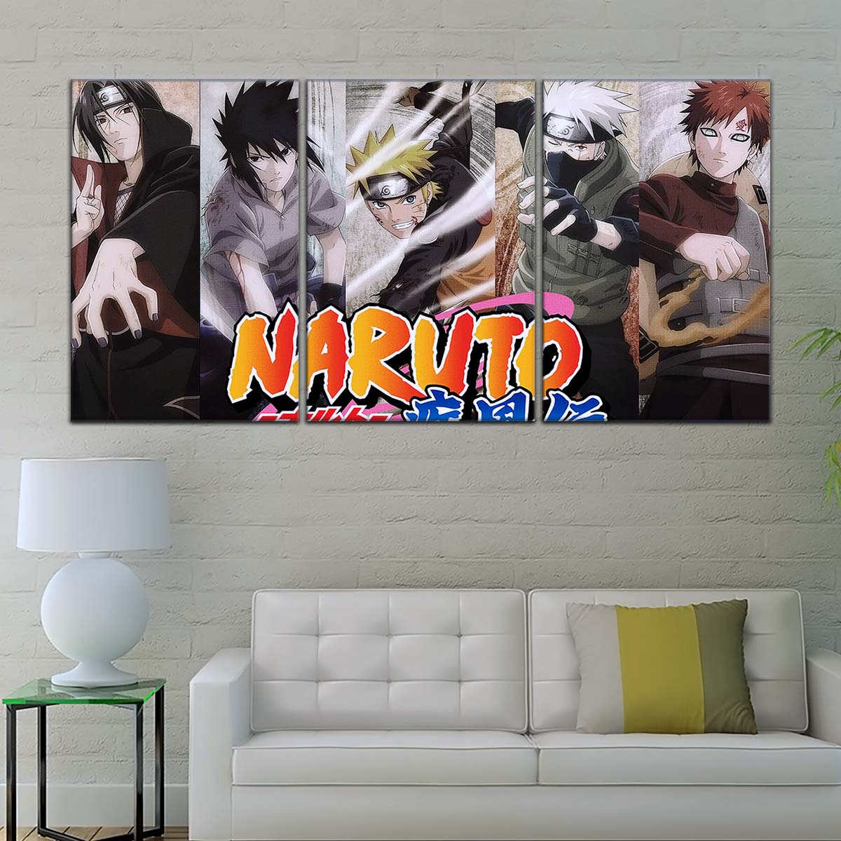 Naruto Wall Art - OP5027 - Naruto Uzumaki - Sasuke Uchiha - Kakashi Hatake - Itachi Uchiha - Naruto Poster - Naruto Canvas