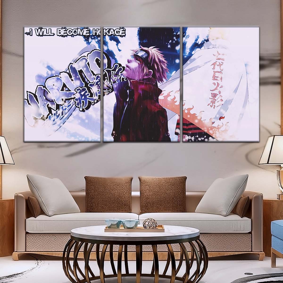 Naruto Wall Art - OP5037 - Naruto Uzumaki - I Will Become Hokage - Naruto Poster - Naruto Canvas