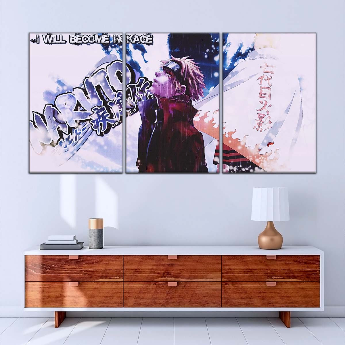 Naruto Wall Art - OP5037 - Naruto Uzumaki - I Will Become Hokage - Naruto Poster - Naruto Canvas