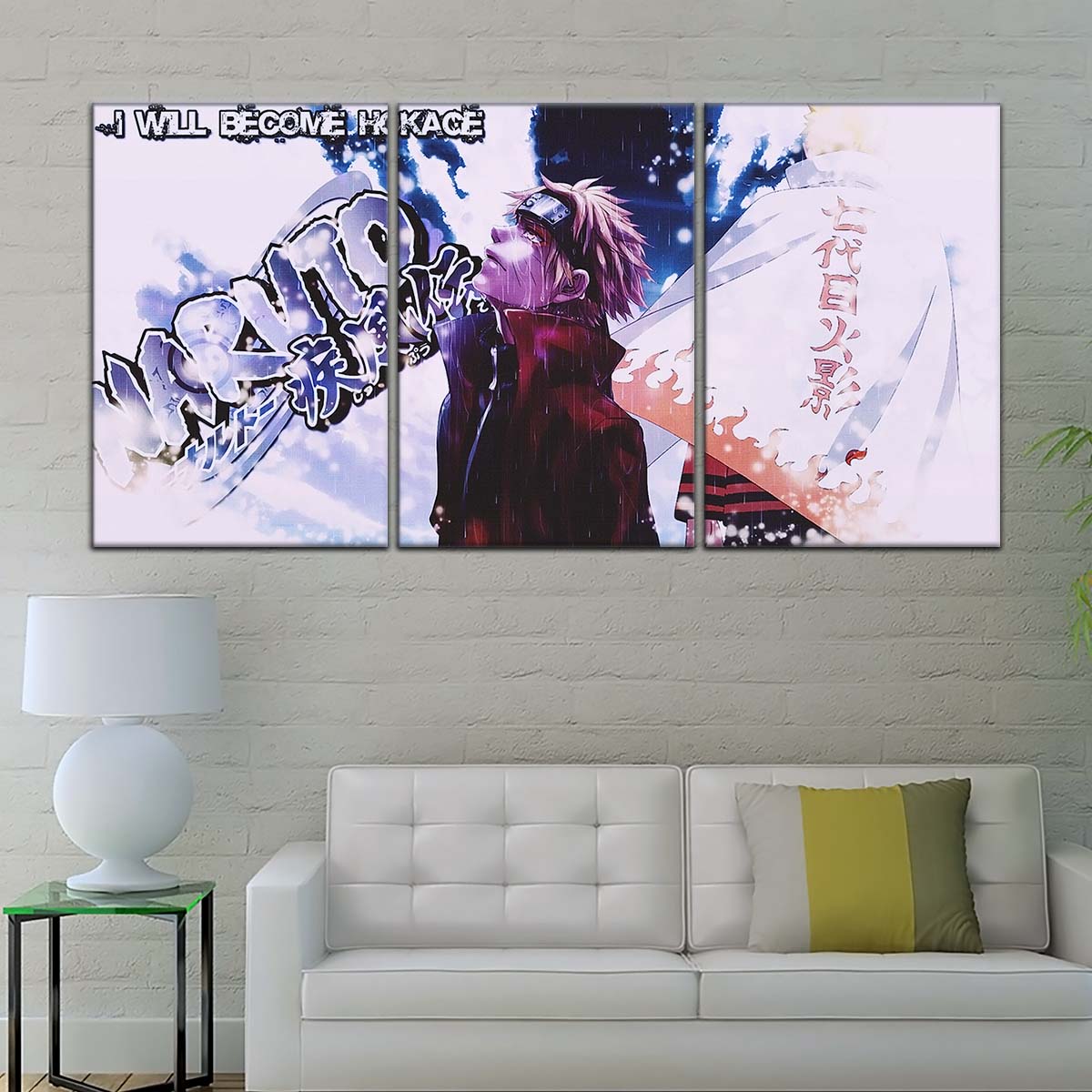 Naruto Wall Art - OP5037 - Naruto Uzumaki - I Will Become Hokage - Naruto Poster - Naruto Canvas