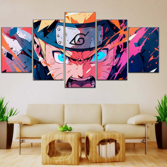 Naruto Wall Art - OP5040 - Naruto Uzumaki - Dynamic Ninja Power Display - Naruto Poster - Naruto Canvas