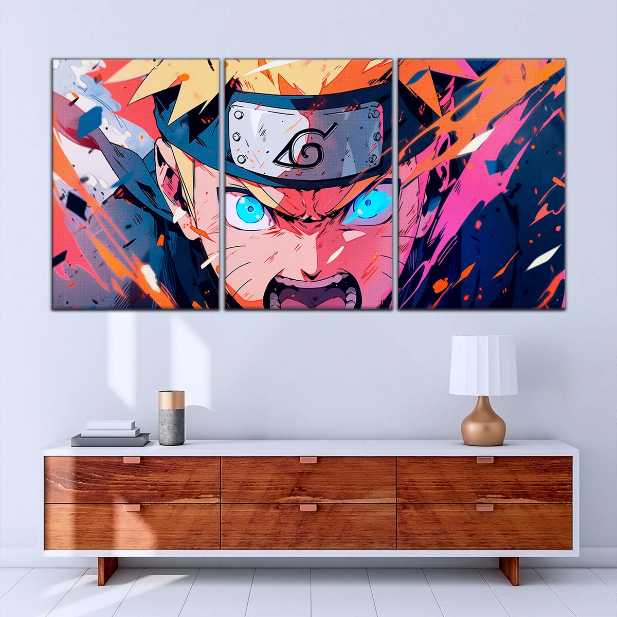 Naruto Wall Art - OP5040 - Naruto Uzumaki - Dynamic Ninja Power Display - Naruto Poster - Naruto Canvas