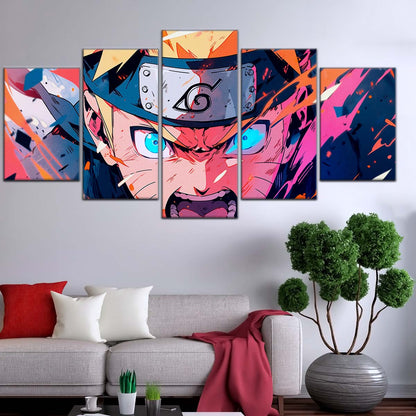 Naruto Wall Art - OP5040 - Naruto Uzumaki - Dynamic Ninja Power Display - Naruto Poster - Naruto Canvas