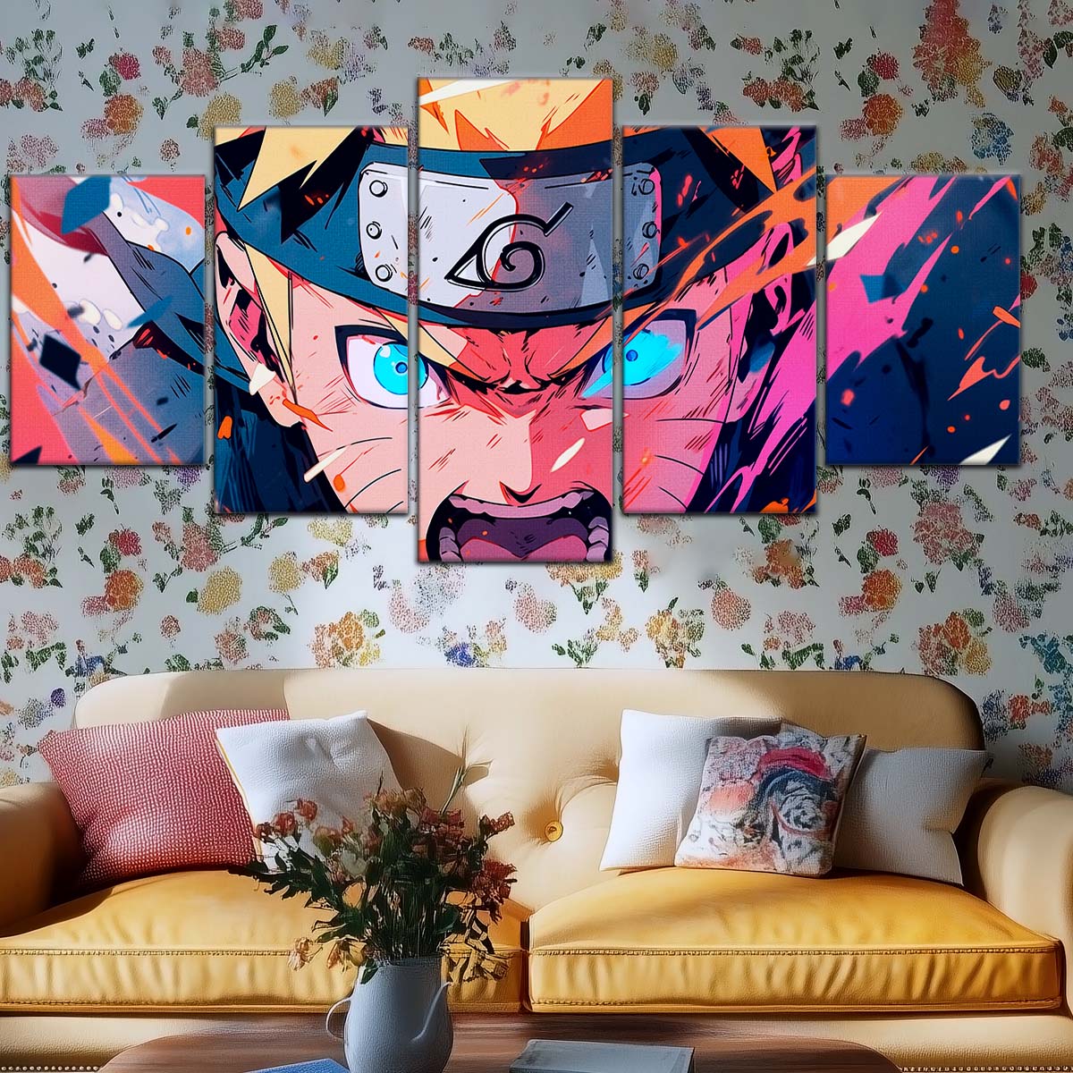 Naruto Wall Art - OP5040 - Naruto Uzumaki - Dynamic Ninja Power Display - Naruto Poster - Naruto Canvas
