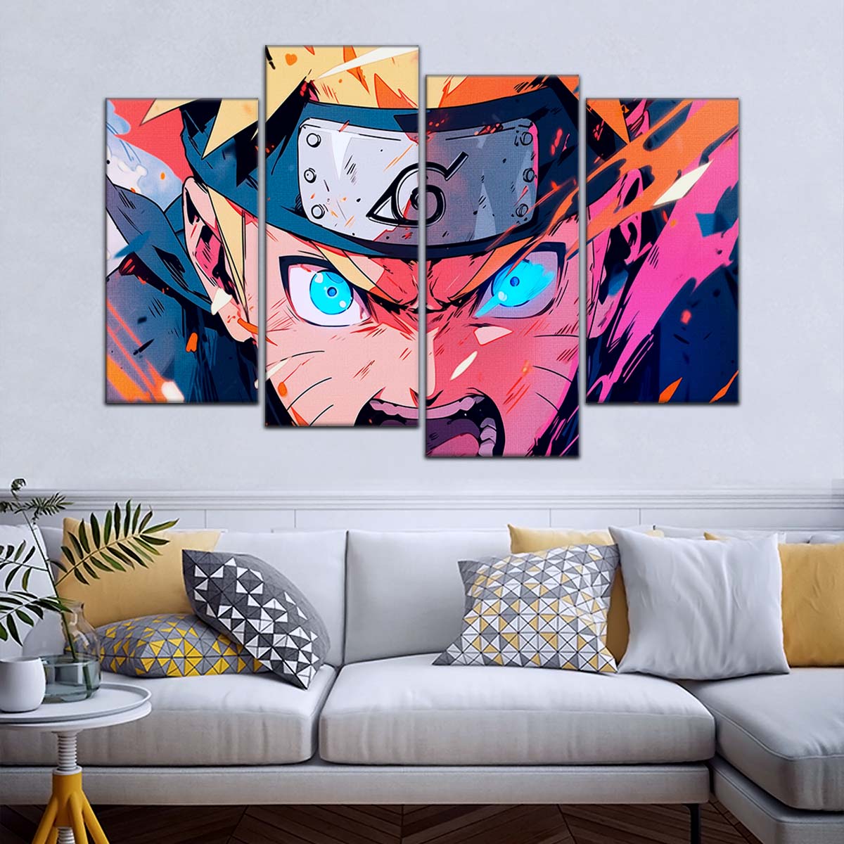 Naruto Wall Art - OP5040 - Naruto Uzumaki - Dynamic Ninja Power Display - Naruto Poster - Naruto Canvas