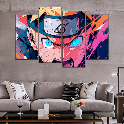 Naruto Wall Art - OP5040 - Naruto Uzumaki - Dynamic Ninja Power Display - Naruto Poster - Naruto Canvas
