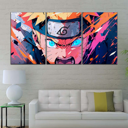 Naruto Wall Art - OP5040 - Naruto Uzumaki - Dynamic Ninja Power Display - Naruto Poster - Naruto Canvas
