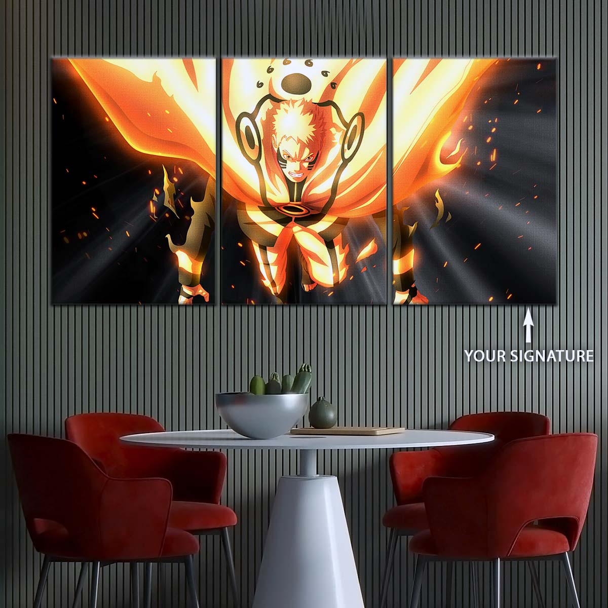 Naruto Wall Art - OP5044 - Naruto Uzumaki Blaze - Naruto Poster - Naruto Canvas