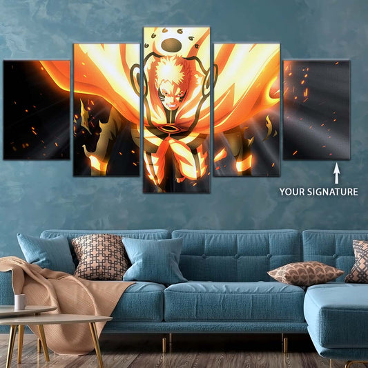Naruto Wall Art - OP5044 - Naruto Uzumaki Blaze - Naruto Poster - Naruto Canvas
