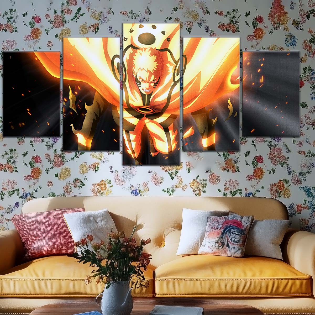Naruto Wall Art - OP5044 - Naruto Uzumaki Blaze - Naruto Poster - Naruto Canvas