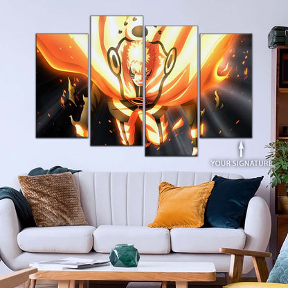 Naruto Wall Art - OP5044 - Naruto Uzumaki Blaze - Naruto Poster - Naruto Canvas