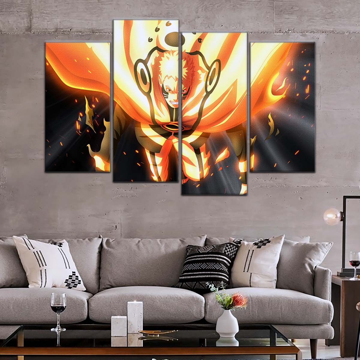 Naruto Wall Art - OP5044 - Naruto Uzumaki Blaze - Naruto Poster - Naruto Canvas