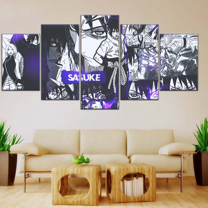 Naruto Wall Art - OP5045 - Sasuke Uchiha - Naruto Poster - Naruto Canvas