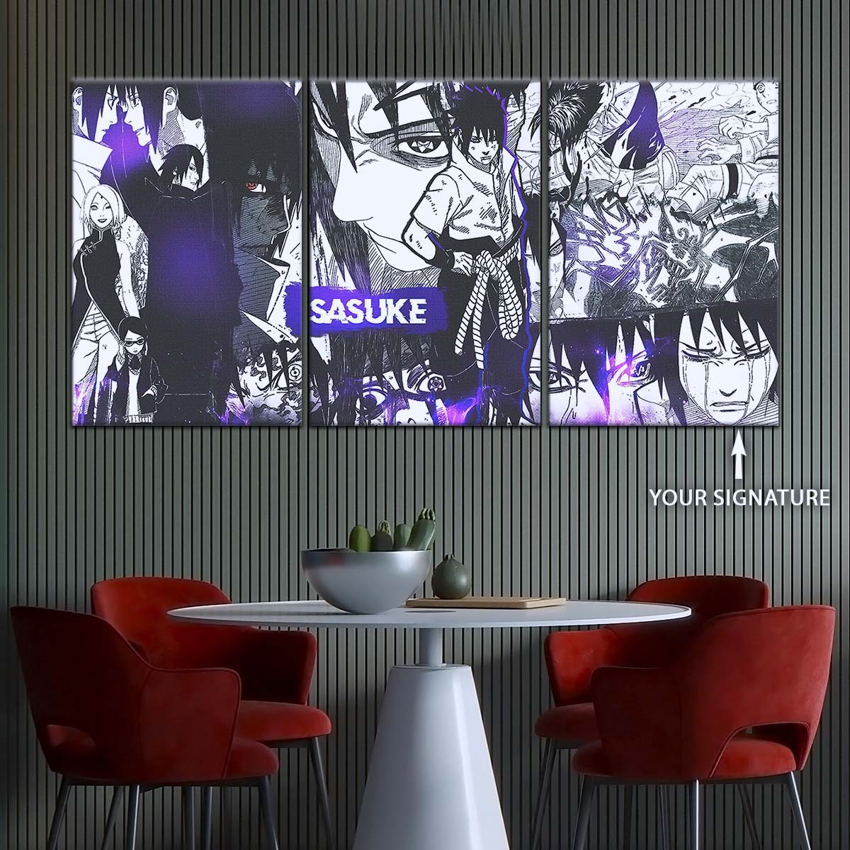 Naruto Wall Art - OP5045 - Sasuke Uchiha - Naruto Poster - Naruto Canvas